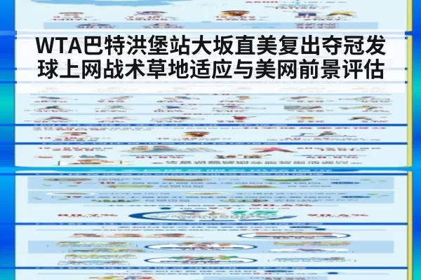 WTA巴特洪堡站大坂直美复出夺冠发球上网战术草地适应与美网前景评估